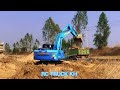 ឡានដឹកដី ឡានបែនល្បីស្អាតៗ  excavator Land trucks 2023 Ep13