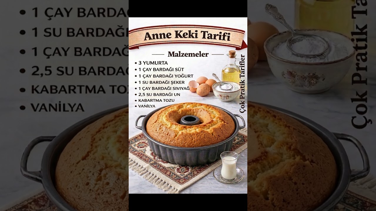 ANNE KEKİ TARİFİ🧁 ANNE KEKİ TARİFİ🧁