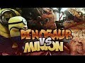 BASKETBALL DINOSAUR VS MINION!! 1v1 ft. TDPresents