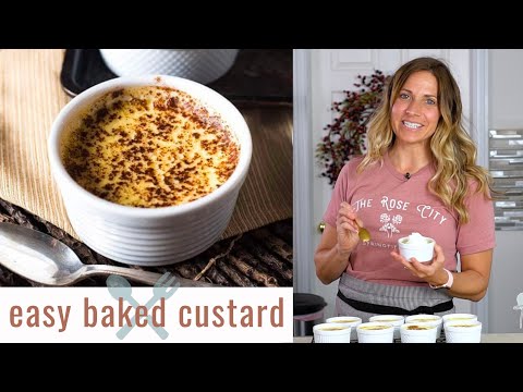 Old Fashioned Baked Custard | Old School Recipes #9 This Easy Baked Egg Custard is not only a delici. 