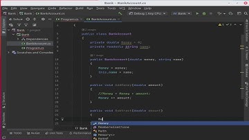 C# - Very Basic Bank Application