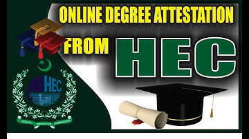 How to attest degree from Higher Education Commission (HEC). Urdu/Hindi.