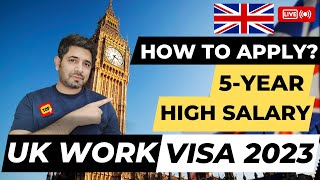How to apply UK Skilled Labour Visa 2023? 5-year UK Skilled Visa | UK Work Permit VISA Cost