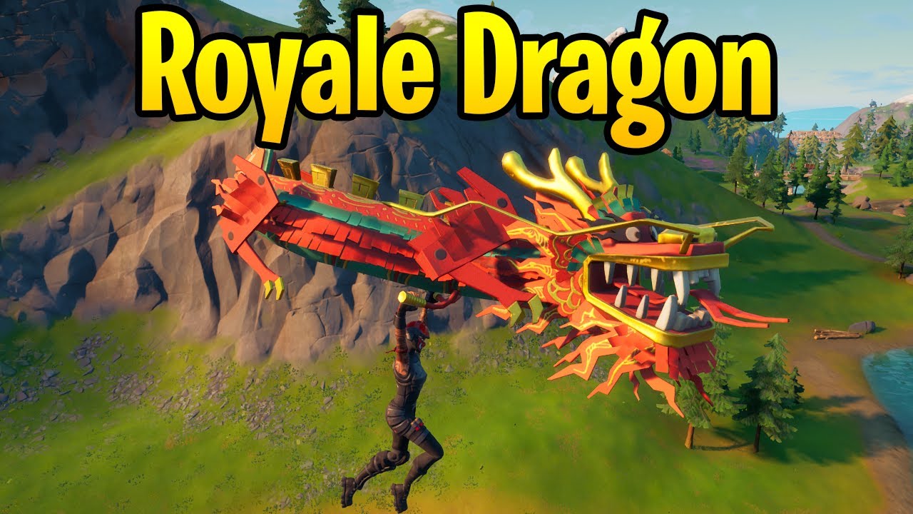 Royale Dragon Glider Gameplay in Fortnite! YouTube