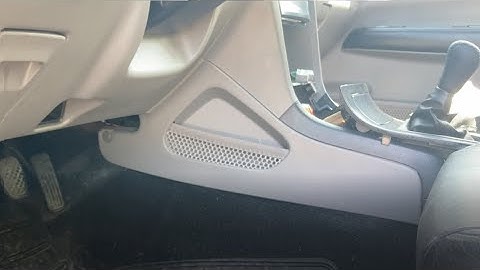 RHD Dashboard Side Pocket into LHD 2004 Subaru Forester XT - T&J Adventures