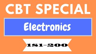 Electronics, Electricity - Special CBT Questions and Answers 181-200 screenshot 5