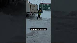 Water distribution system in the city of Iqaluit, Nunavut, Canada