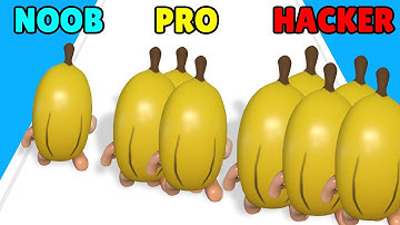 NOOB vs PRO vs HACKER in Epic Banana Run