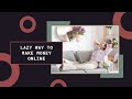 lazy way to make money online #money #onlineearningchannel