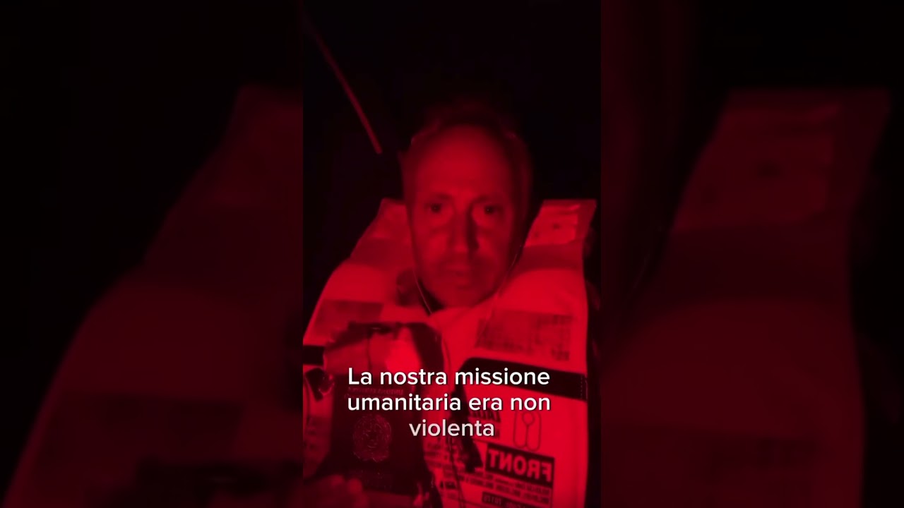 Croatti sulla Flotilla: "Se vedete questo video, sono stato rapito"