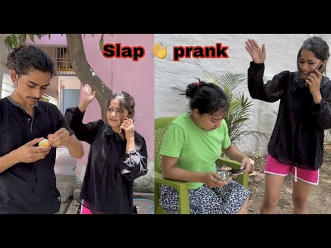 Slapping prank on