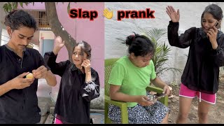 Slapping prank on family 🔥