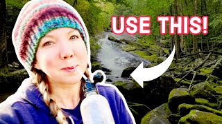 Easy DIY hiking straw for water bottles (replaces carrying a bladder)