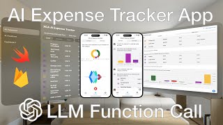 AI Assistant Expense Tracker SwiftUI App Demo | iOS | macOS | visionOS | ChatGPT LLM Function Call