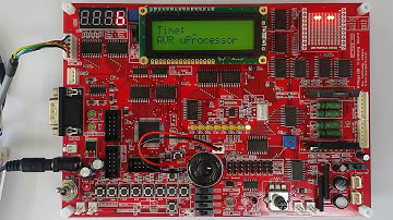 Atmega128 08 Character LCD Task