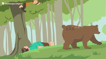 Kể chuyện lớp 1, Hai người bạn và con gấu