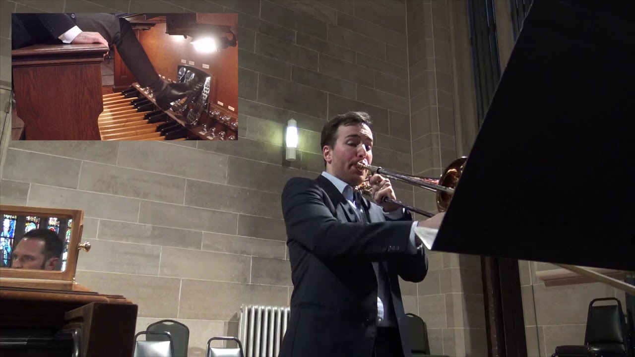 Sonate für Posaune und Orgel - Harald Genzmer, David Binder trombone, Joseph Balistreri organ