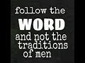 YAH'S Word, Get the L out of the World.
