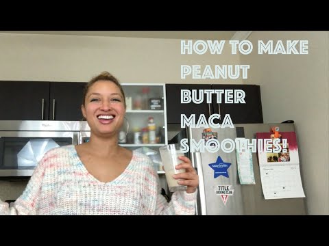 how-to-make-the-best-peanut-butter-maca-smoothie