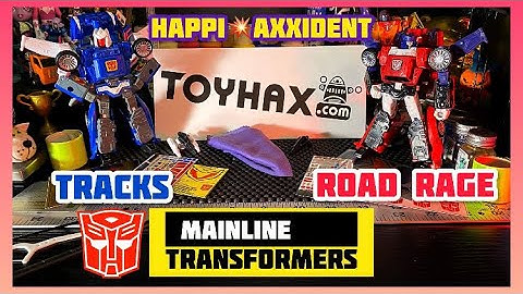 TOYHAX Stickers for Transformers Autobots TRACKS & ROAD RAGE
