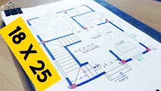 18 x 25 HOUSE PLAN II 18*25 GHAR KA NAKSHA