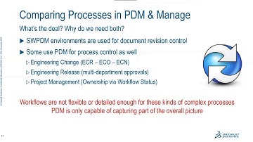 SOLIDWORKS Data Management Best Practices - Workflows and Processes