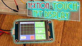 Nextion touch TFT display examples | Digital power supply - part 1