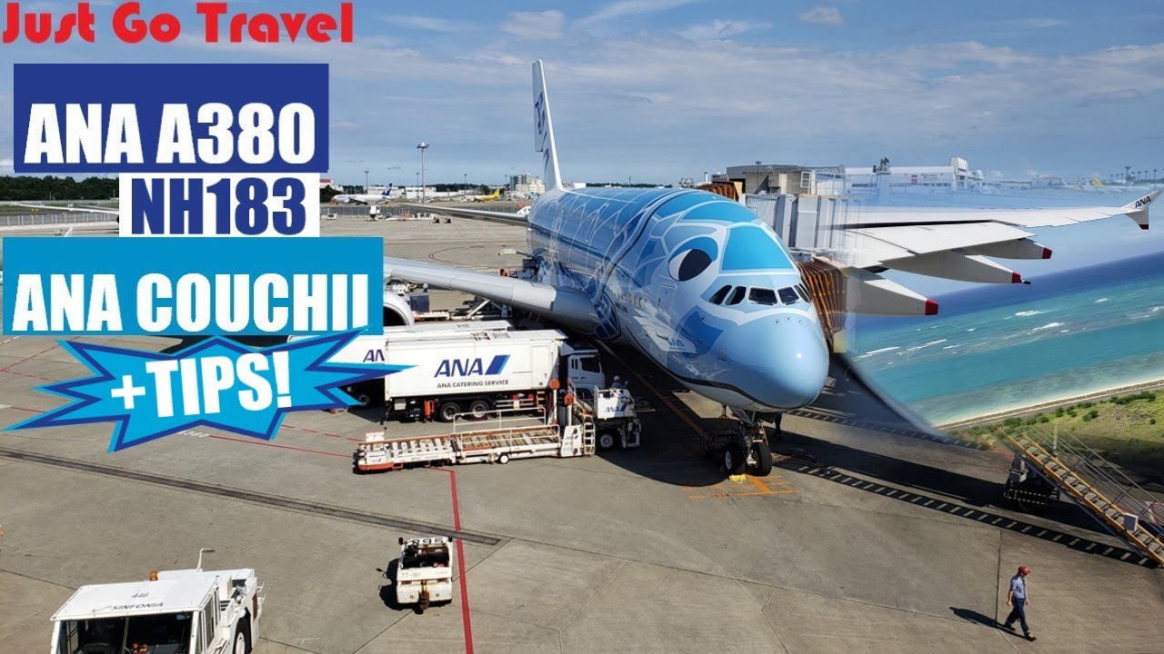 ANA First A380 Flying Honu NH183 ANA Couchii [With ANA Travel Tips