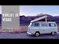 VAN LIFE IN VEGAS | Red Rock climbing and Vegas birthday celebration | travel vlog