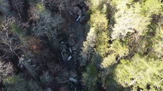 Flying Above The National Forest To Yahoola Creek