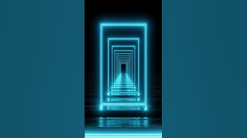 Neon Tunnel | Looping motion Background made in Blender.