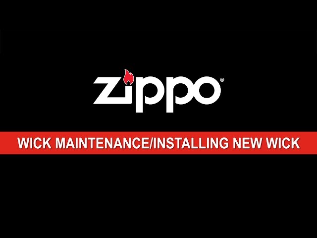 Zippo Wick Replacement Guide // How To Replace Wick In Zippo Lighter 
