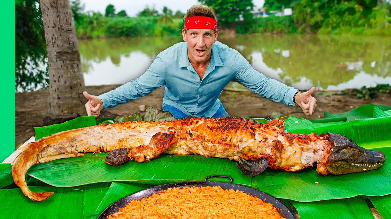 Puerto Rico’s Most Outrageous Dish: Crocodile Lechon! – Video