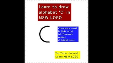Alphabet C in MSW LOGO