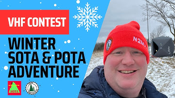 Winter SOTA POTA Adventure