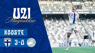 U21 Highlights (9 min.): Suomi–Kypros 3–0 | UEFA U21 EURO 2027 -karsinnat | 31.3.2026