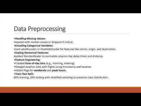 Flight Delay Prediction Using Machine Learning