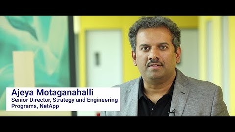 Ajeya Motaganahalli, Sr. Director, NetApp highlights DVC