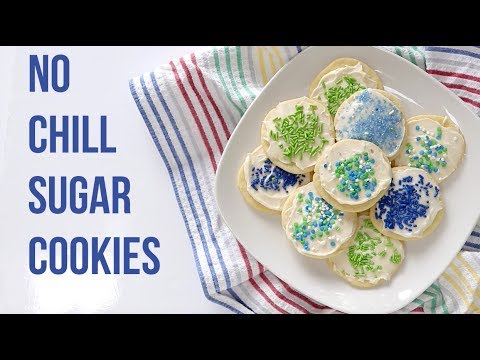 Easy No Chill Sugar Cookie Recipe, Dairy Free Options too