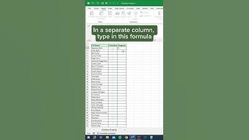 Progress Checkboxes in 30 seconds! #excel