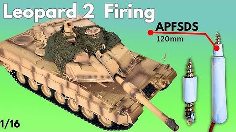 Leopard 2A7 Firing [ 1/16 ] Real APFSDS 