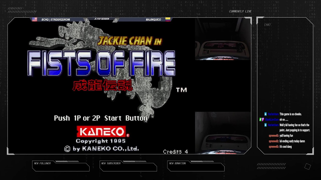 Jackie Chan in Fists of Fire session ft. Soup, & MajinQuico! On Arcade Hardware!