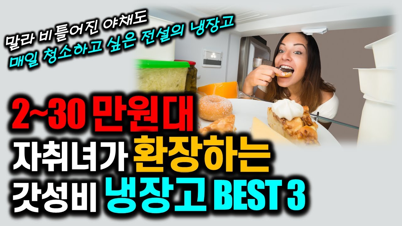 20~30만원대 1인가구를 위한 가성비 냉장고 BEST 3 (자취생, 회사용품)