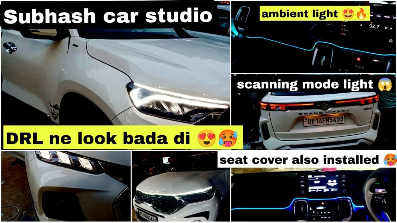 Subhash Auto DRL ne to look bada di kia ki🥵| Subhash Car Studio| All modifications ...