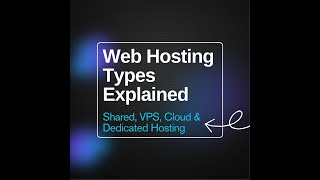 Shared vs VPS vs Cloud vs Dedicated Hosting - Complete Breakdown