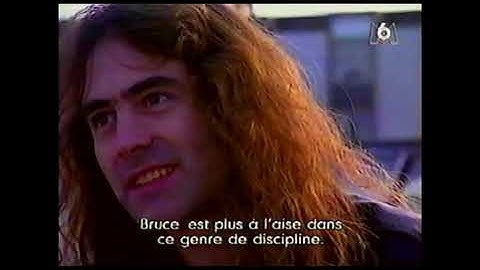 Iron Maiden - French television (1992)