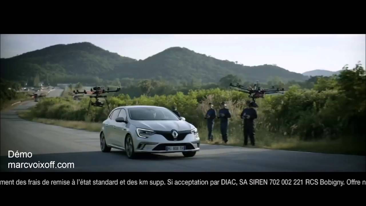 Démo Voix Off (marcvoixoff.com) - Pub TV Renault Mégane 2016