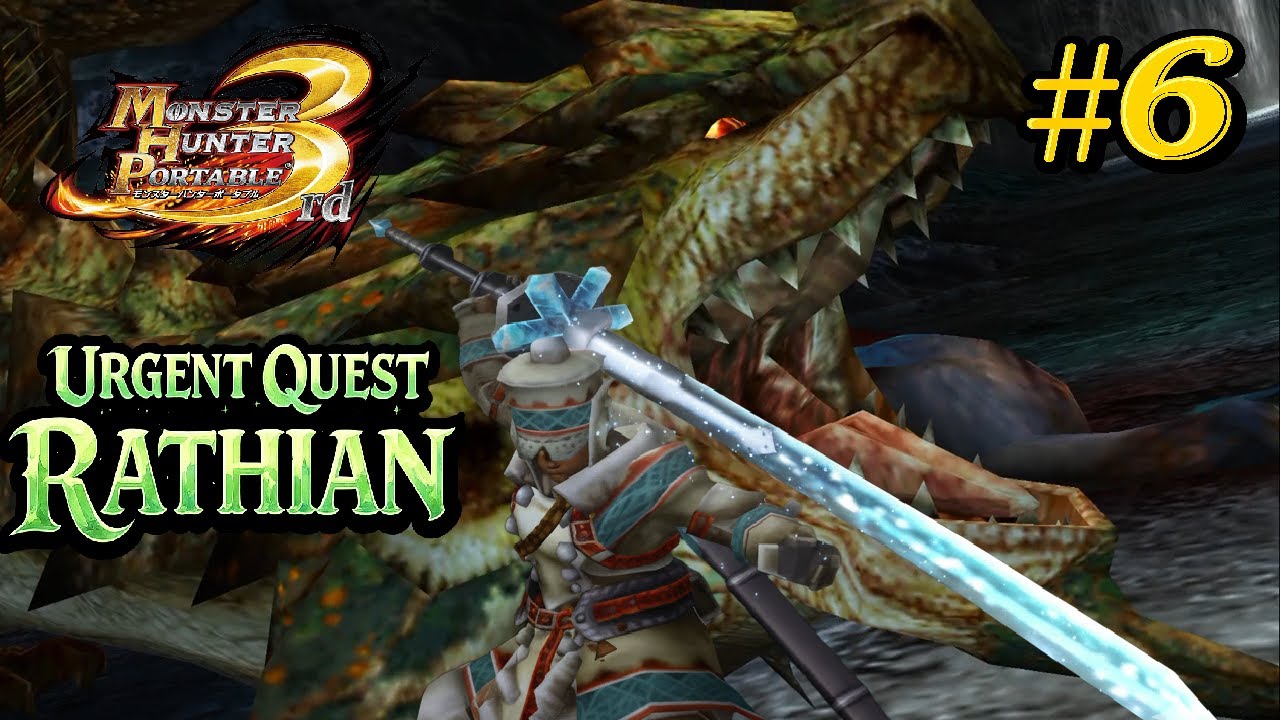 MHP3rd: Village Urgent Quest - Rathian | Long Swords Rimeblade