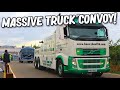Trucks Leaving Retro Truck Show 2021 - British Motor Museum