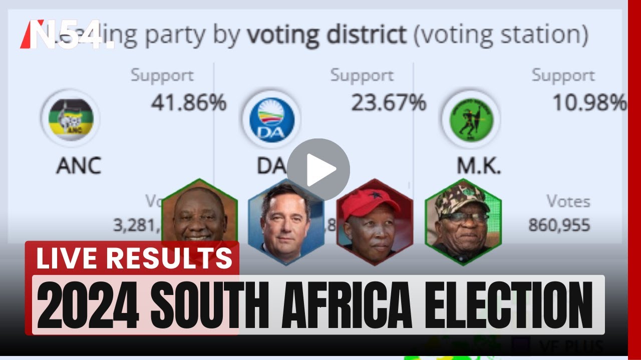 South Africa elections 2024 LIVE Results | News54 Africa - YouTube